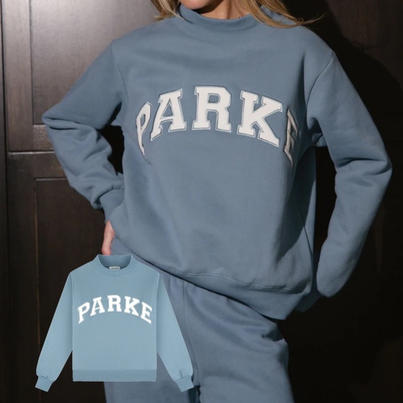 Parke Tops - Parke Varsity Mockneck